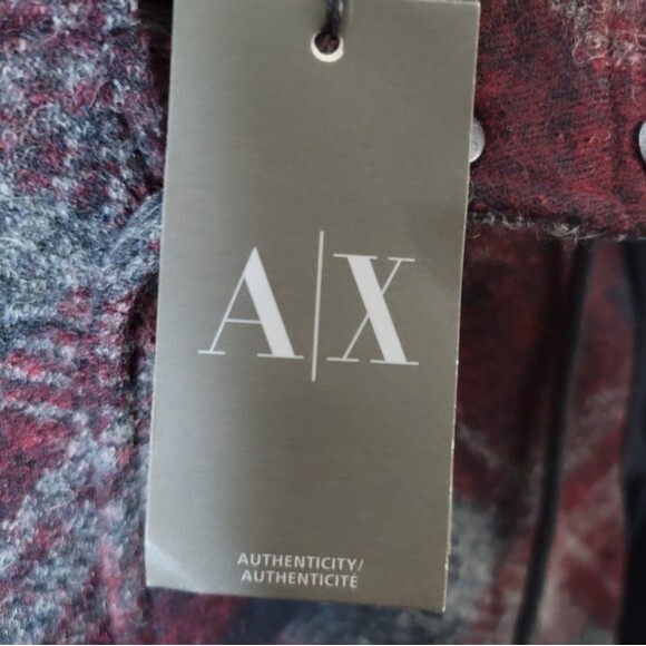 Armani Exchange Womens Varsity Button up Wool Blend Coat - Picture 7 of 12